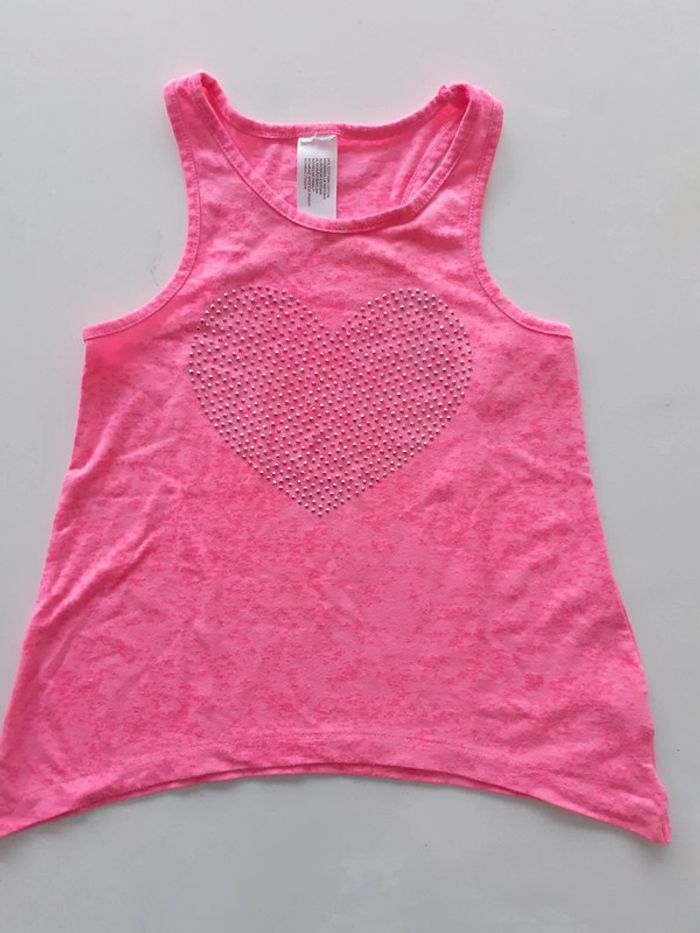 Débardeur fille 8 ans rose C&A