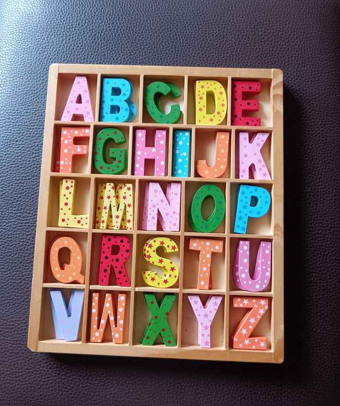 Jeux en bois lettres