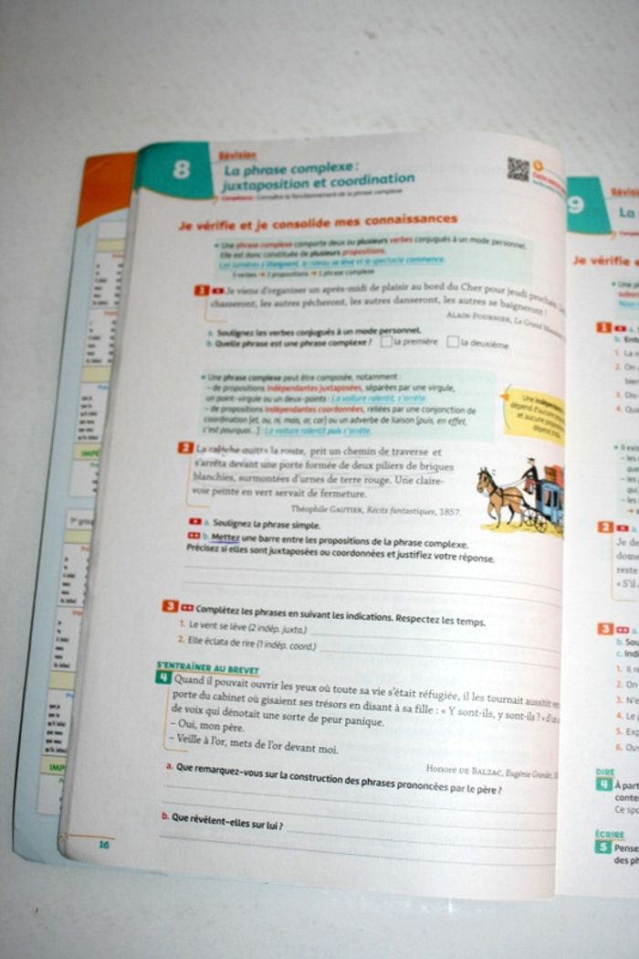 La Grammaire par les exercices 3e / Cahier de l'élève, de chez Bordas, conforme aux instructions off - photo numéro 3