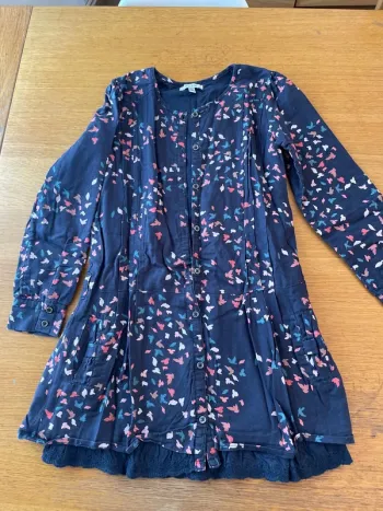 Robe marese 10 ans motif oiseaux