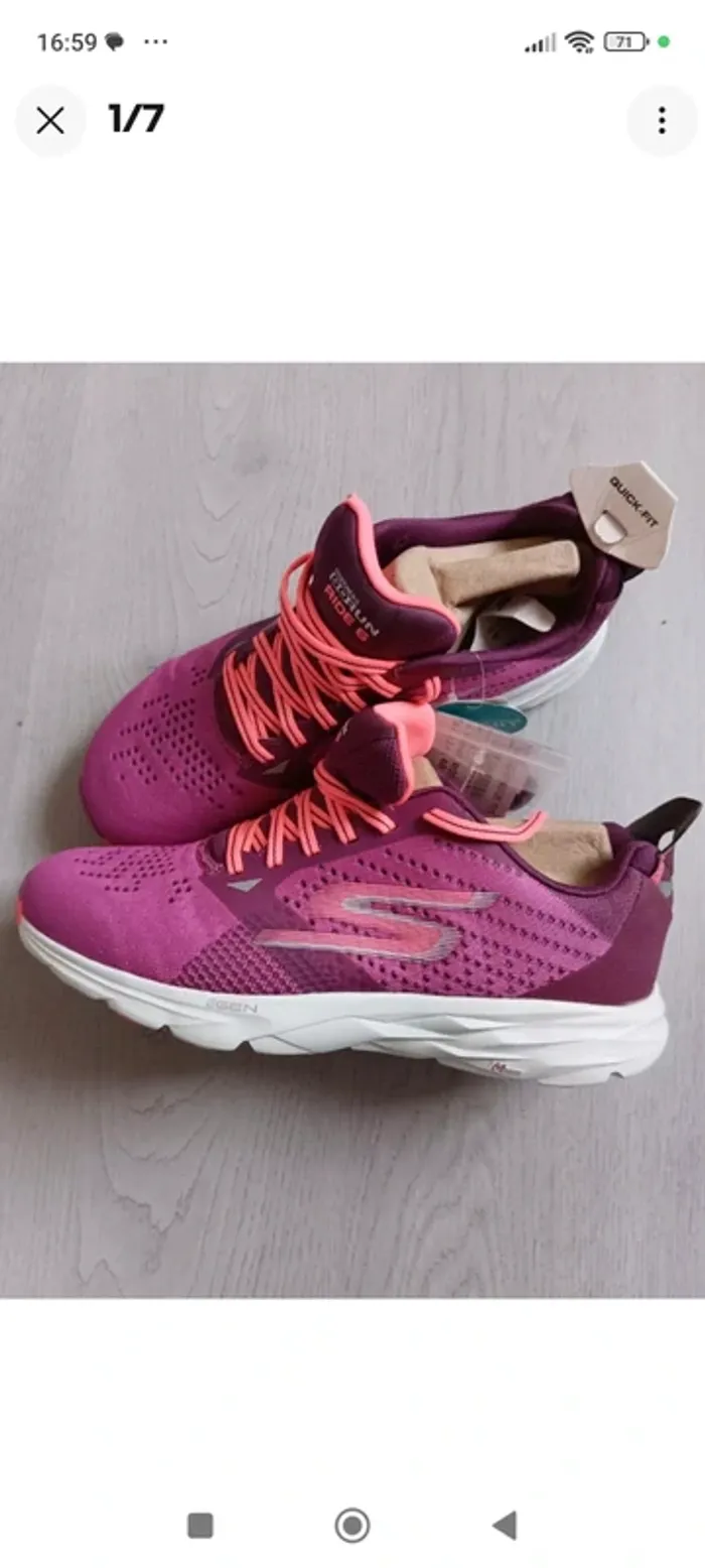 Chaussures Skechers Go Run Ride 6 Neuves