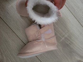 Bottes rose pailleté