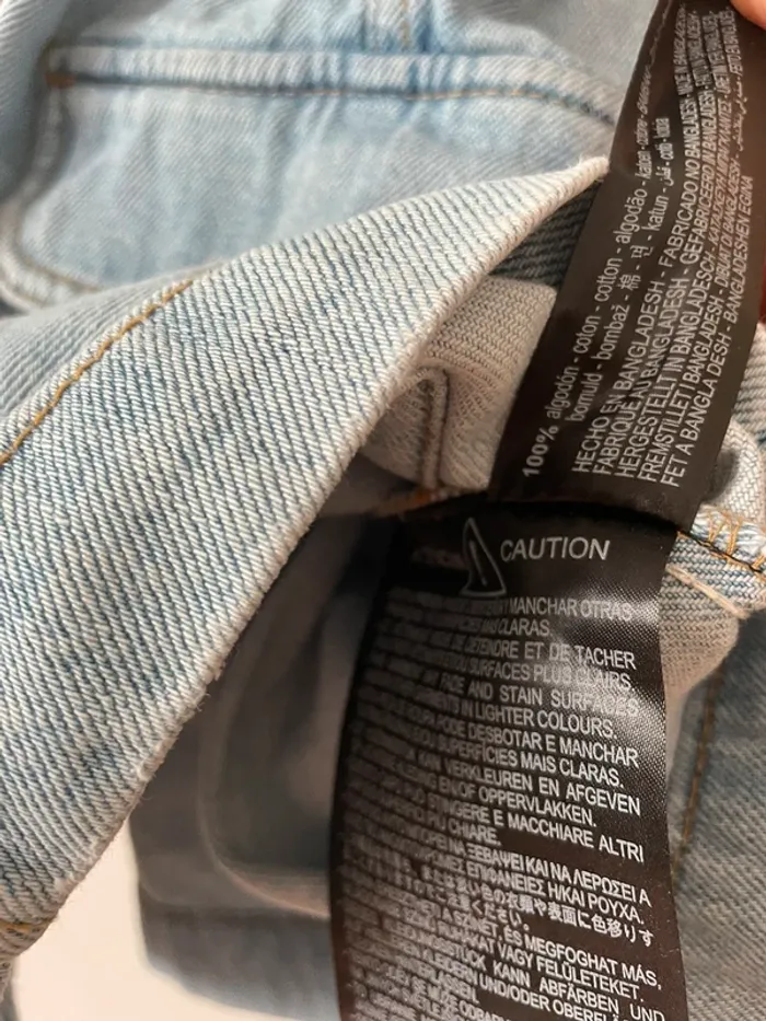 Robe en jean Denim Zara avec ceinture taille XS - photo numéro 19