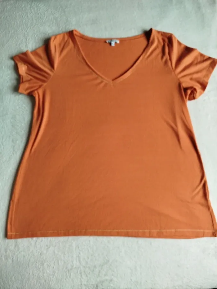 T-shirt femme Modavista orange taille 50/52 - photo numéro 4