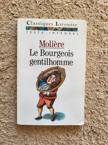 Livre Le Bourgeois Gentilhomme de Molière, Édition Classiques Larousse