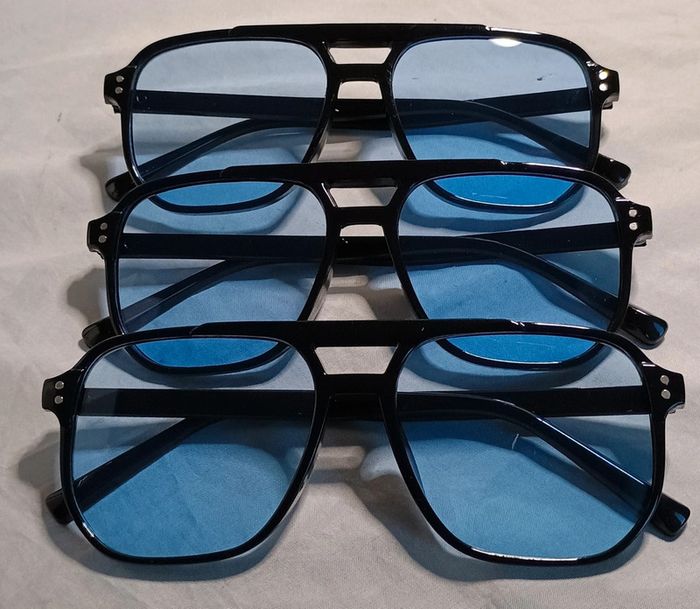 Lot de 3 Paires de lunettes soleil été - photo numéro 7