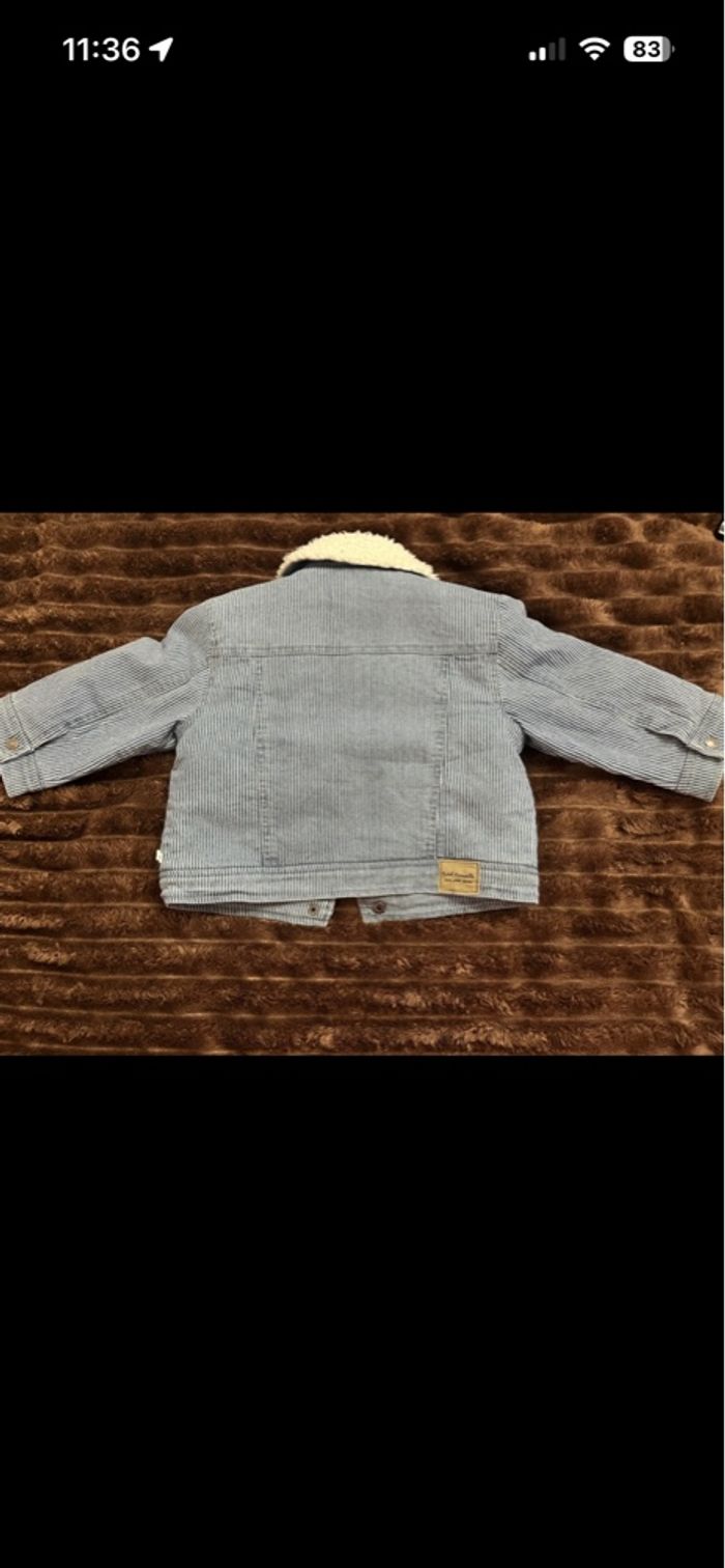 Veste en jean bébé cadet Rousselle - photo numéro 6