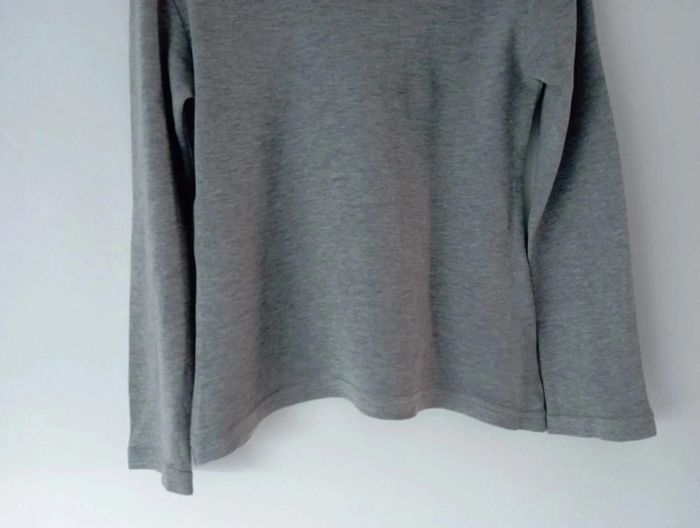 T-shirt col roulé gris chiné 5 ans Okaïdi - photo numéro 4