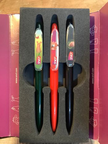 Stylos collector Idix SNCF