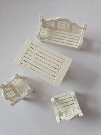 Mobiliers de jardin 1900 belle époque playmobil