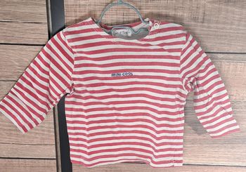 Tee-shirt manches longues Eden et Victor 6 mois