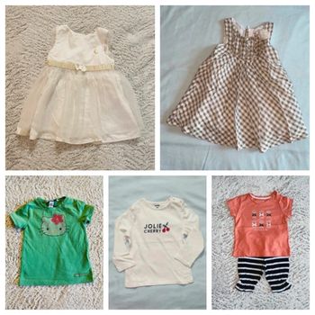 lot de vêtements en taille 18 mois
