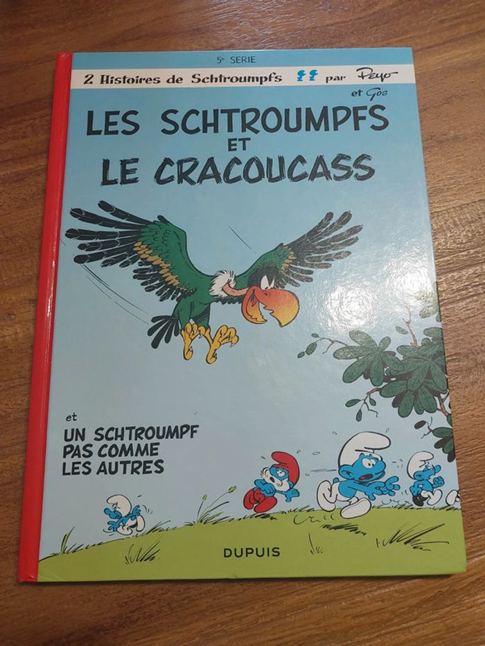 BD les Schtroumpfs et le cracoucass un schtroumpfs pas comme les autres