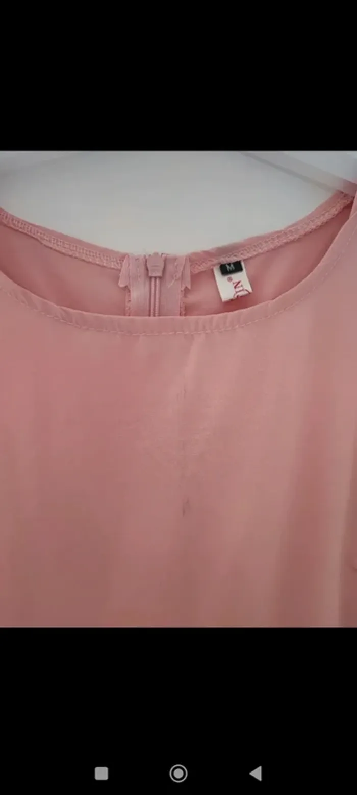 Robe rose mariage cocktail soirée femme taille 38 - photo numéro 5