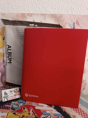 PHOENIX SHIELD - Album rouge fermeture élastique - 396 places - NEUF