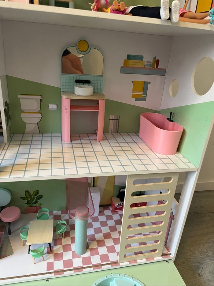 Maison de poupées en bois Lidl - photo numéro 5