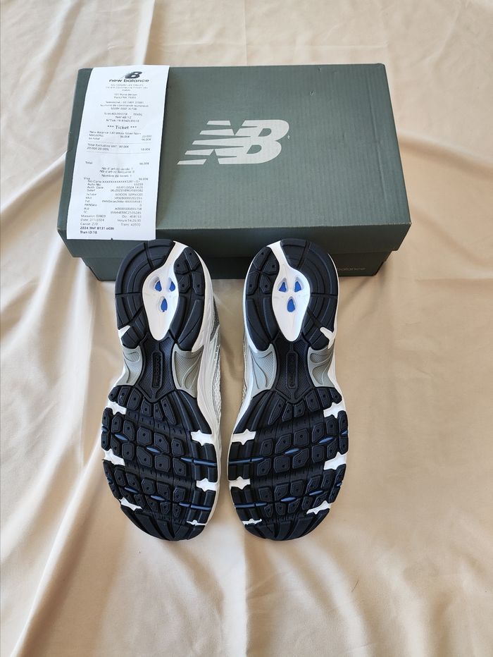 New Balance 530 White Silver Navy - Taille 37.5 - photo numéro 5