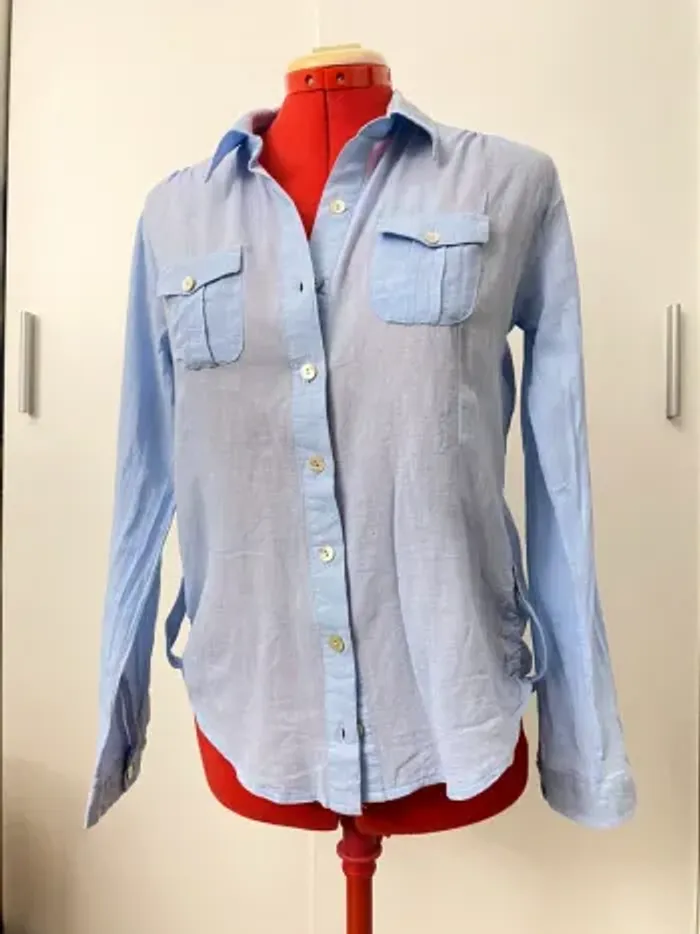 Chemise coton bleu clair A Land of Cotton