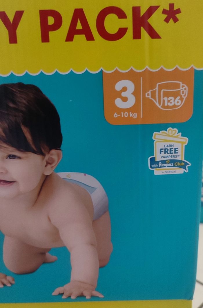 Couches Pampers Baby dry Taille 3 - photo numéro 2