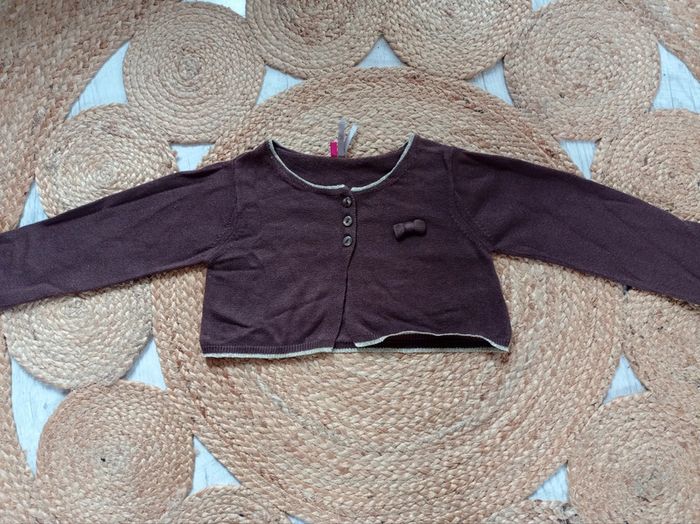 Gilet court fille 5 ans