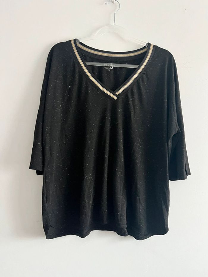 Blouse manches 3/4 Camaïeu femme taille 44 - photo numéro 2