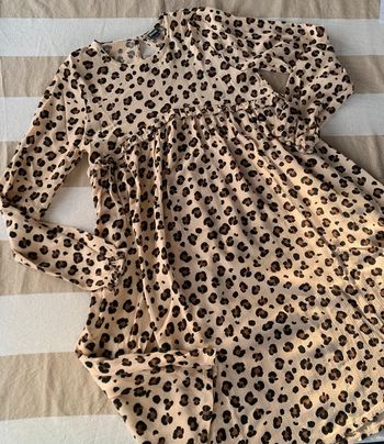 Robe léopard 12 ans