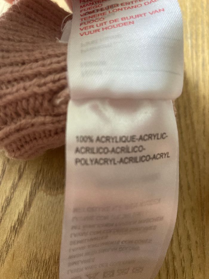 moufles/mitaines en maille fille 8/10 ans - photo numéro 10