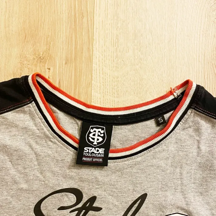 Stade Toulousain Rugby Top 14 T-Shirt Gris Officiel Club Homme Exclusif Boutique (Taille S) - photo numéro 5