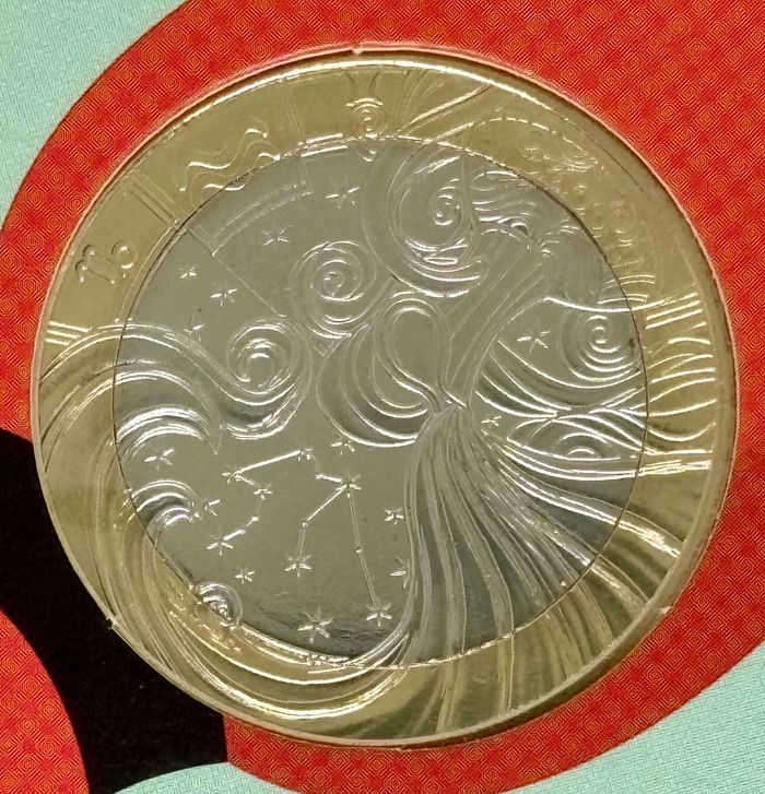 Pièce de 5 euros Verseau – Édition Limitée de la Collection Astro 2024 - photo numéro 2