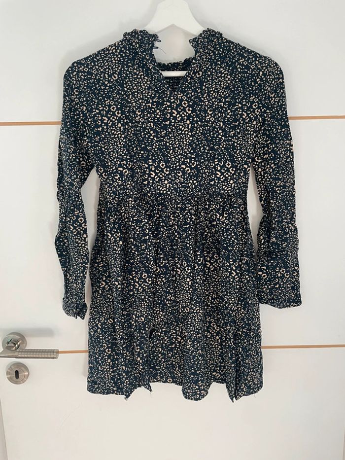 Robe beige/bleu marine S Zara - photo numéro 4