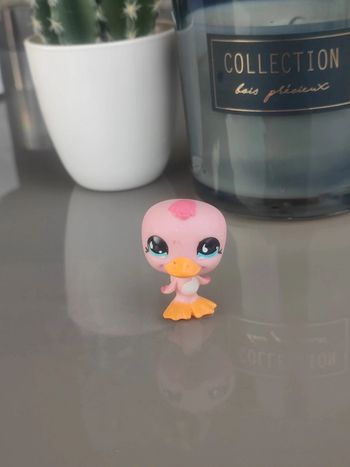 Littlest pet shop pink duck bird #825