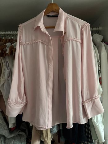 Chemise Zara XS rose