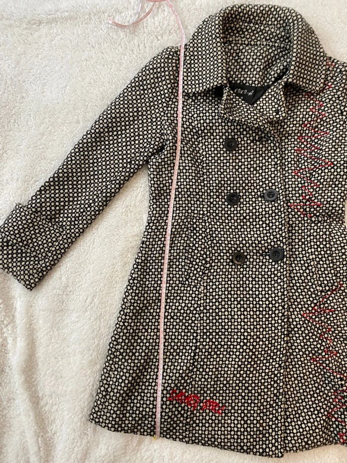 Veste chiné noir et blanc - esprit Desigual - photo numéro 6