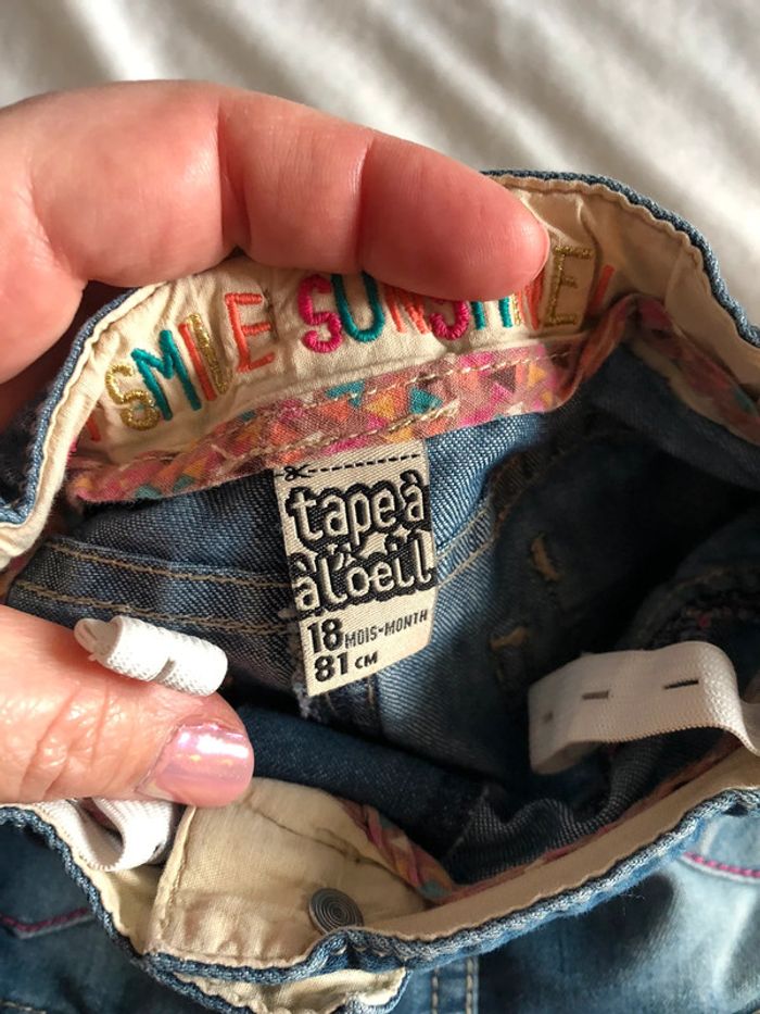 Petite jupe en jeans 18 mois Tape a l’œil - photo numéro 4