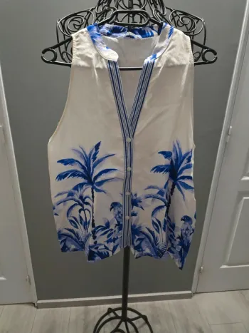 Blouse sans manches Zara