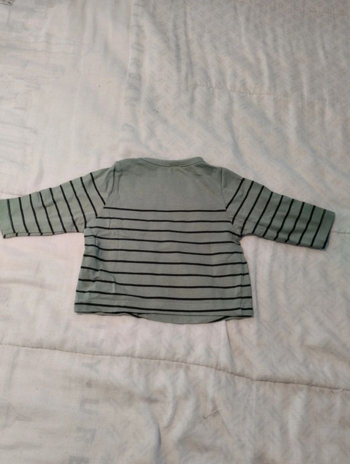 Tee shirt manches longues kaki Tape à l'oeil - photo numéro 3