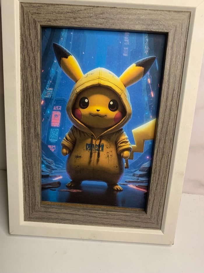 Affiche pikachu capuche