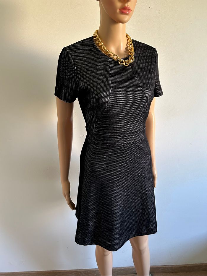 Robe grise et noire à manches courtes Morgan taille 40 jamais portée - photo numéro 2
