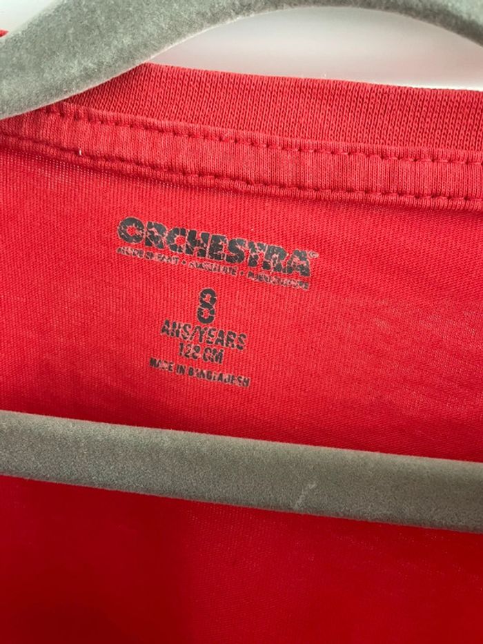 Teeshirt orchestra rouge - 8 ans - photo numéro 2