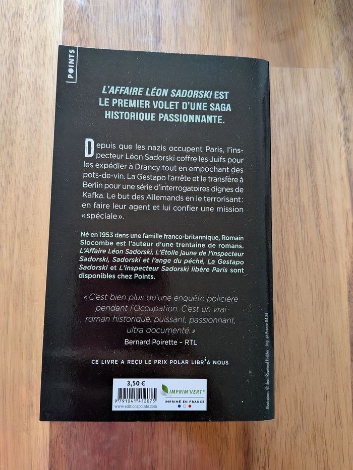 livre l'affaire leon sadorski - photo numéro 2