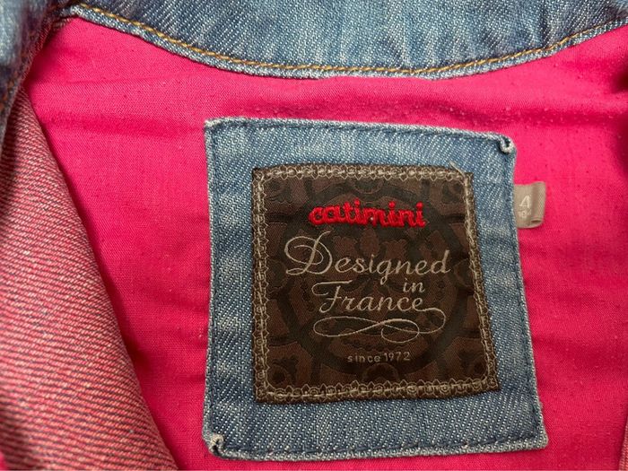 Veste en jeans fine 4 ans - photo numéro 3