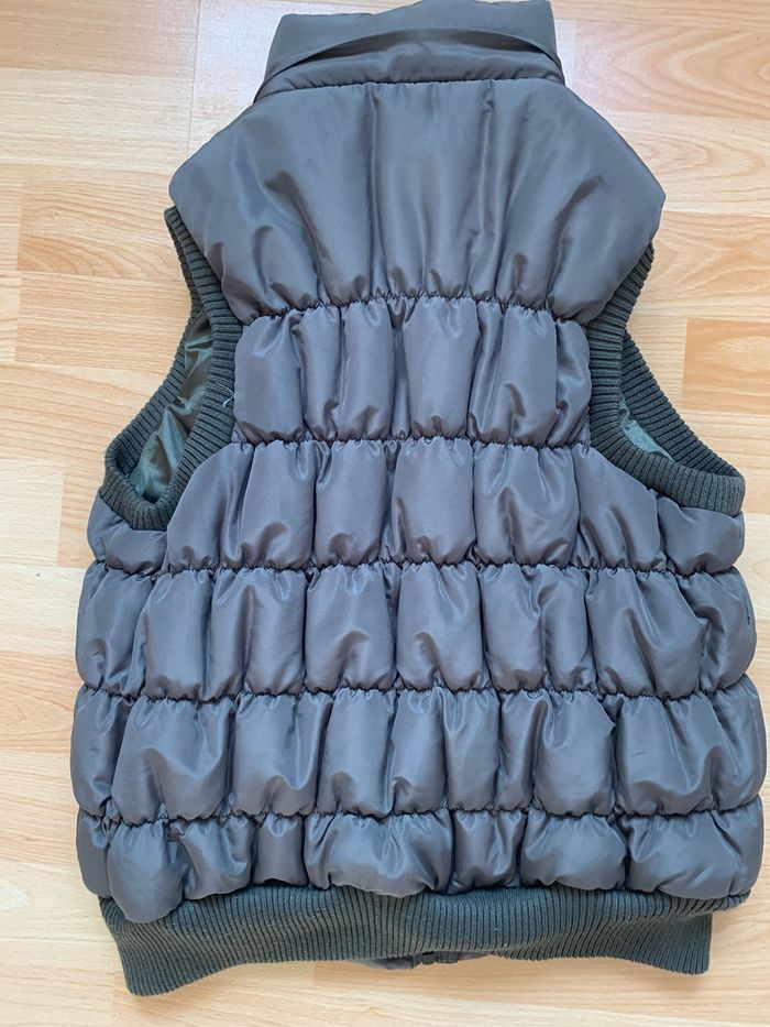 Doudoune kaki sans manches taille 10 ans - photo numéro 6