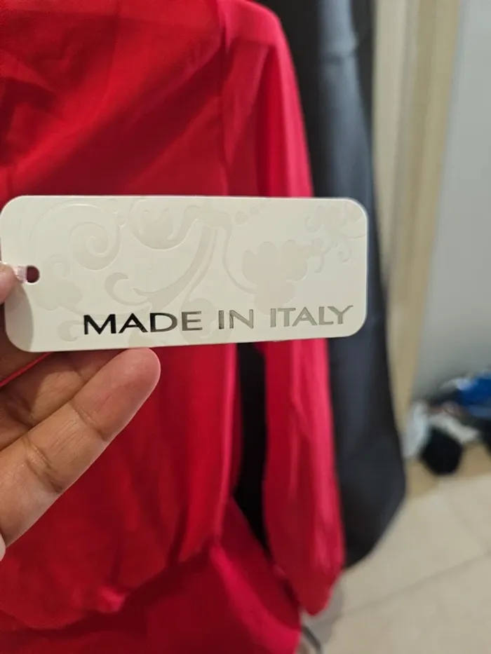 ROBE rouge mini made in Italie - photo numéro 6