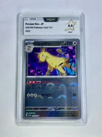 Persian (Persian Reverse) 053/165 – Carte Pokémon Japonaise Gradée