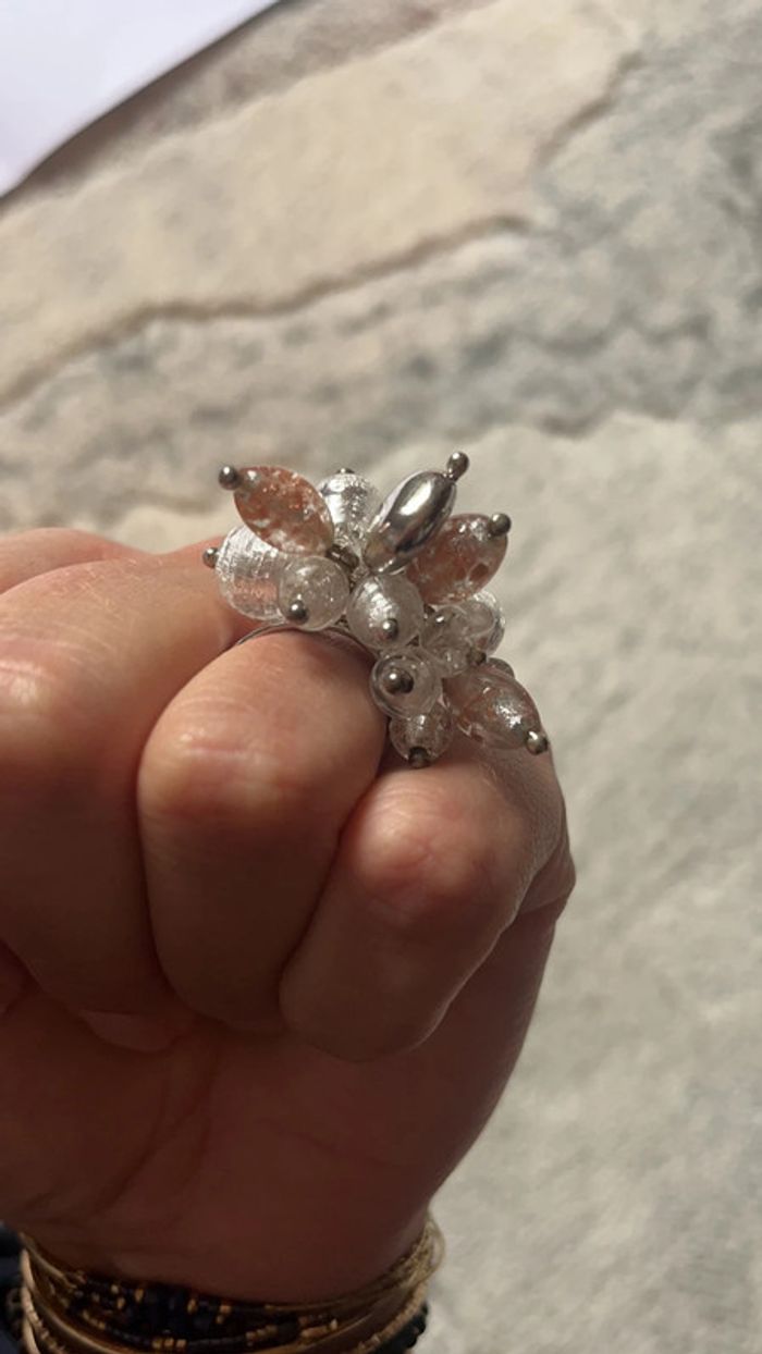 Bague verre de Murano - photo numéro 4