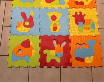 Lot de 9 dalles en mousse 