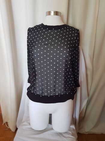 Petite blouse transparente