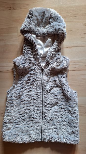 Gilet fourrure sans manches