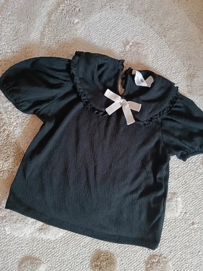 T-shirt col claudine H&M - photo numéro 5