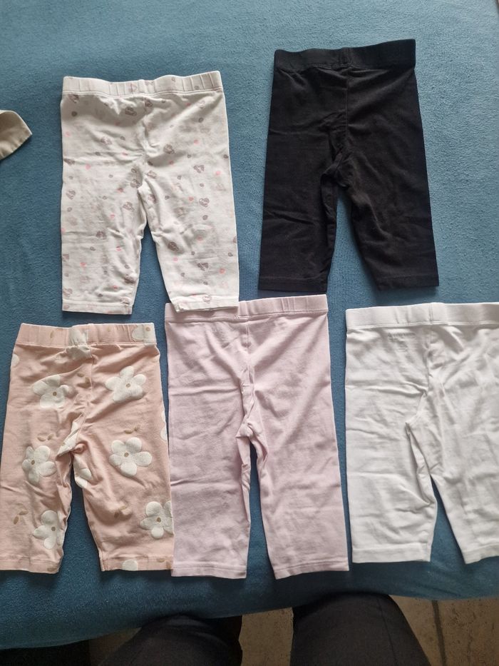 Lot leegings shorts 3ans - photo numéro 7